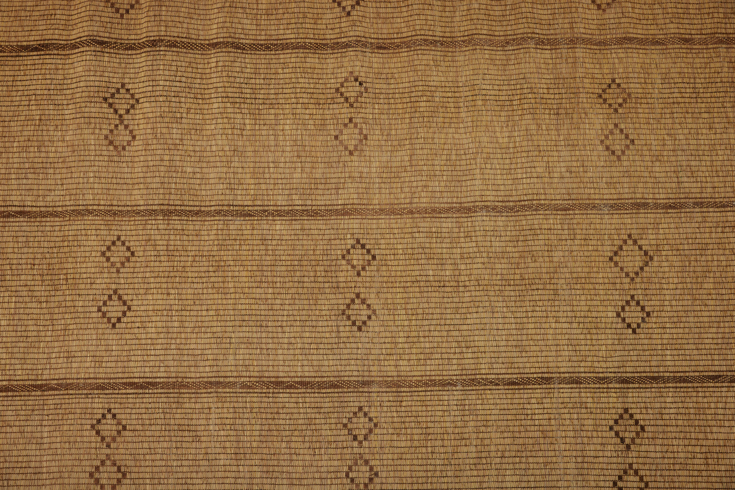 Light Colored Four-Banded Tuareg with a Small Double Diamond Pattern in the Field (8' 1" x 11' 3")