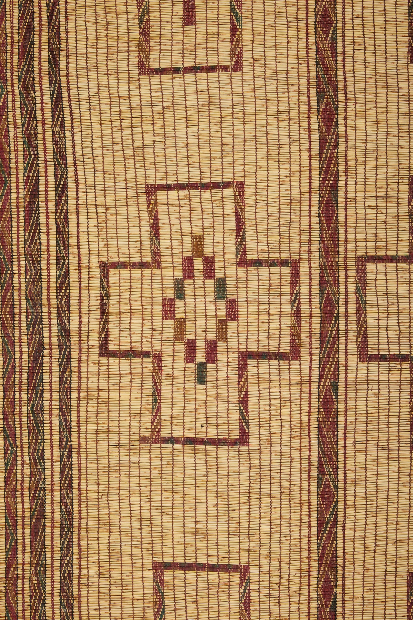 Medium Size Tuareg with a Polychrome Cross and Diamond Pattern (8' 4" x 10')
