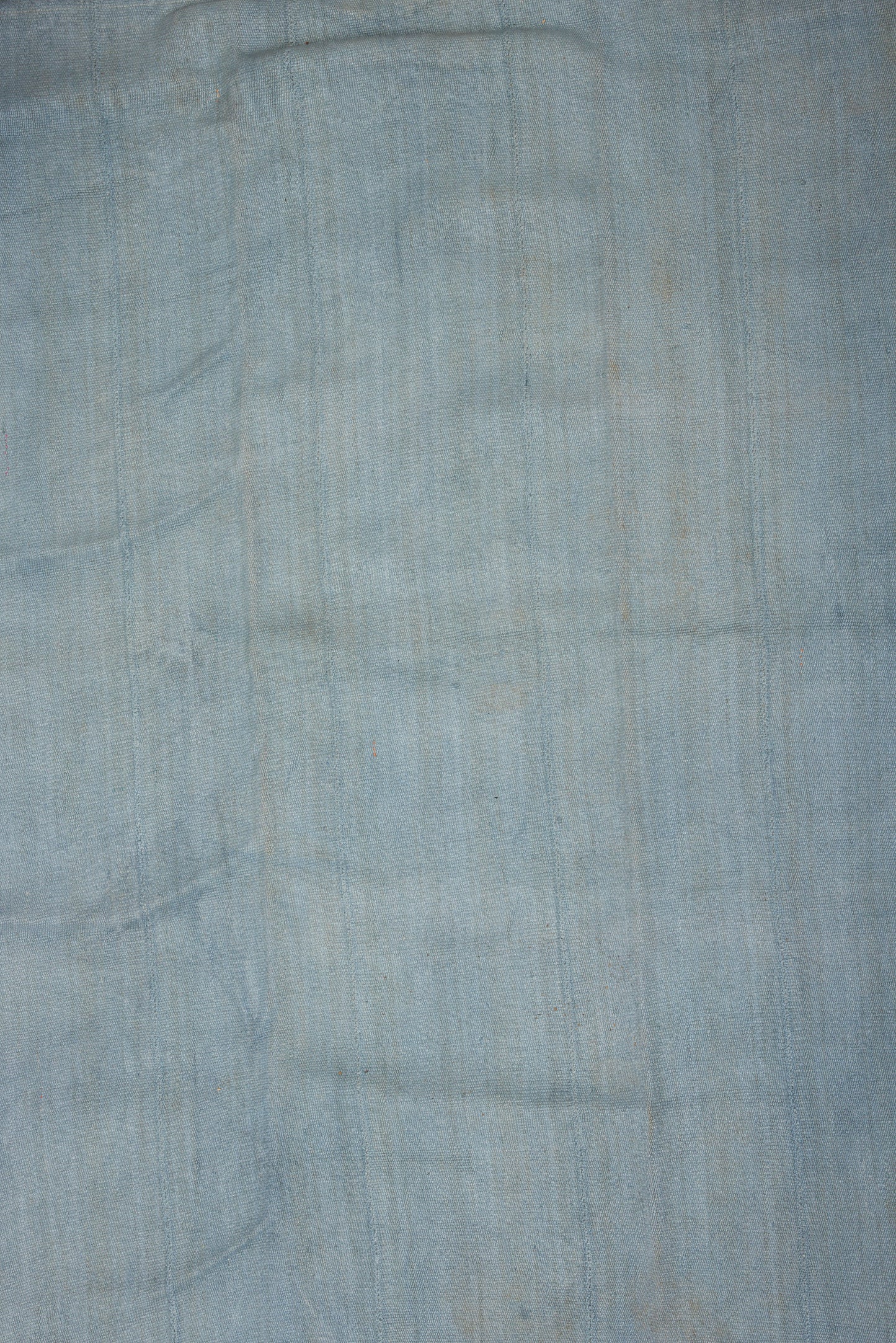Small Light Blue Hemp Carpet from Northern Iran with a Sail Cloth Backing (4' 5.5" x 6' 3")