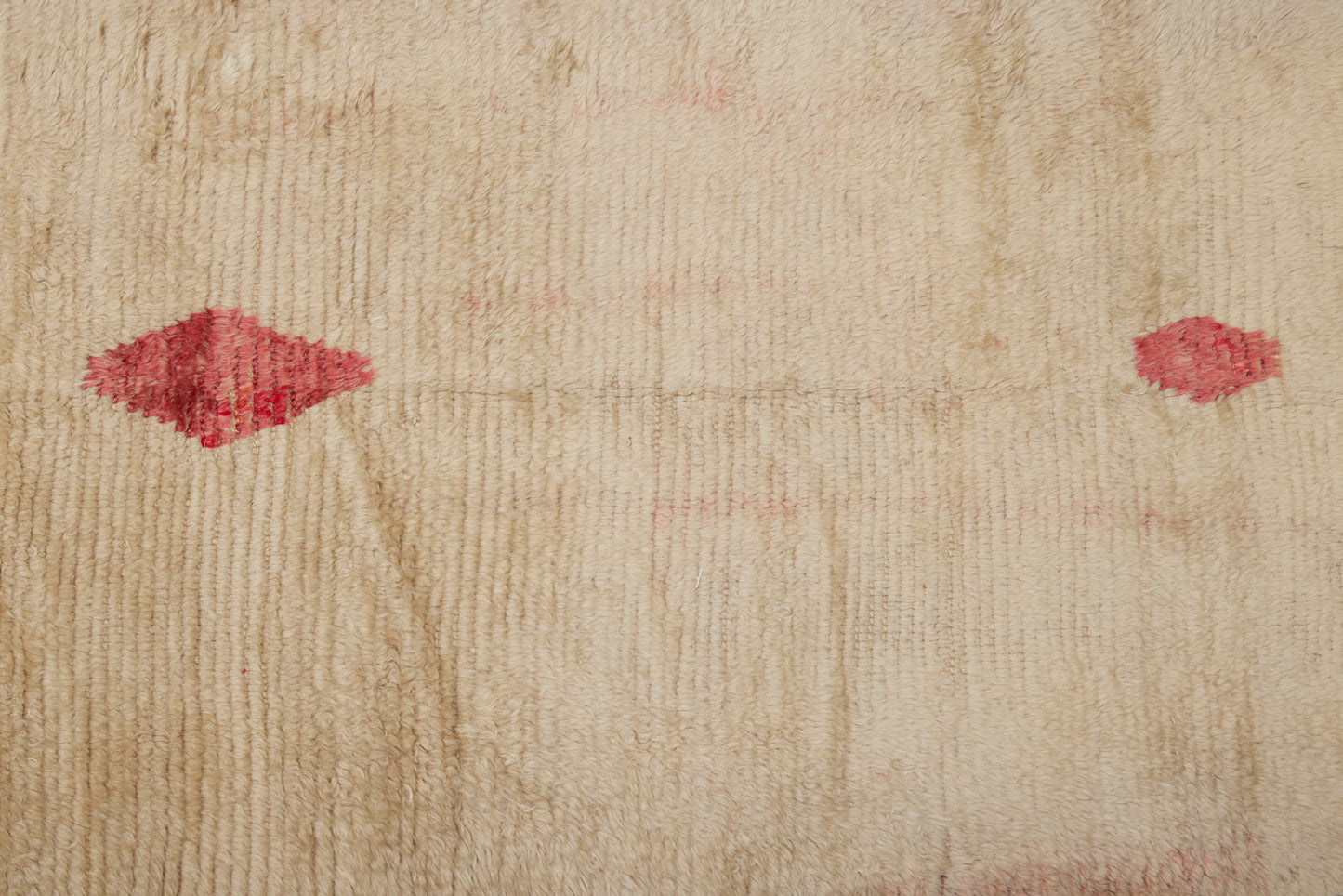 Early 19th Century Konya Carpet with Pale Red Diamonds (3' 5" x 6' 7")