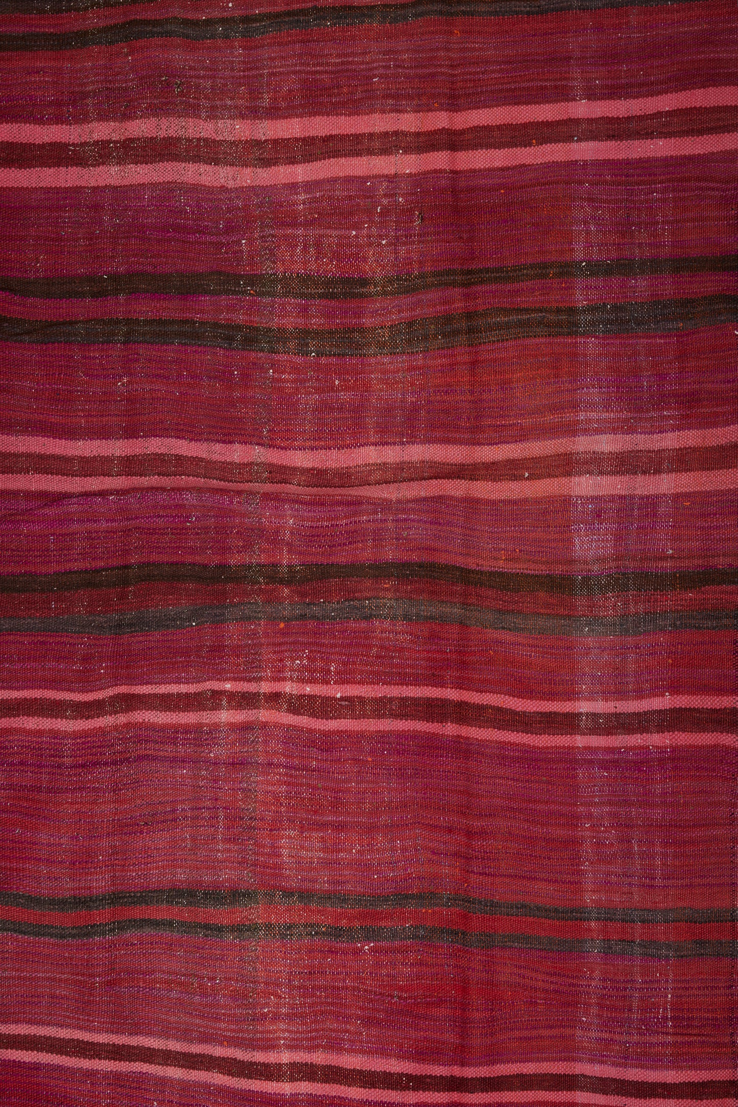 High Atlas Flat Woven Berber Carpet Ruby and Pink (6' x 10' 10")