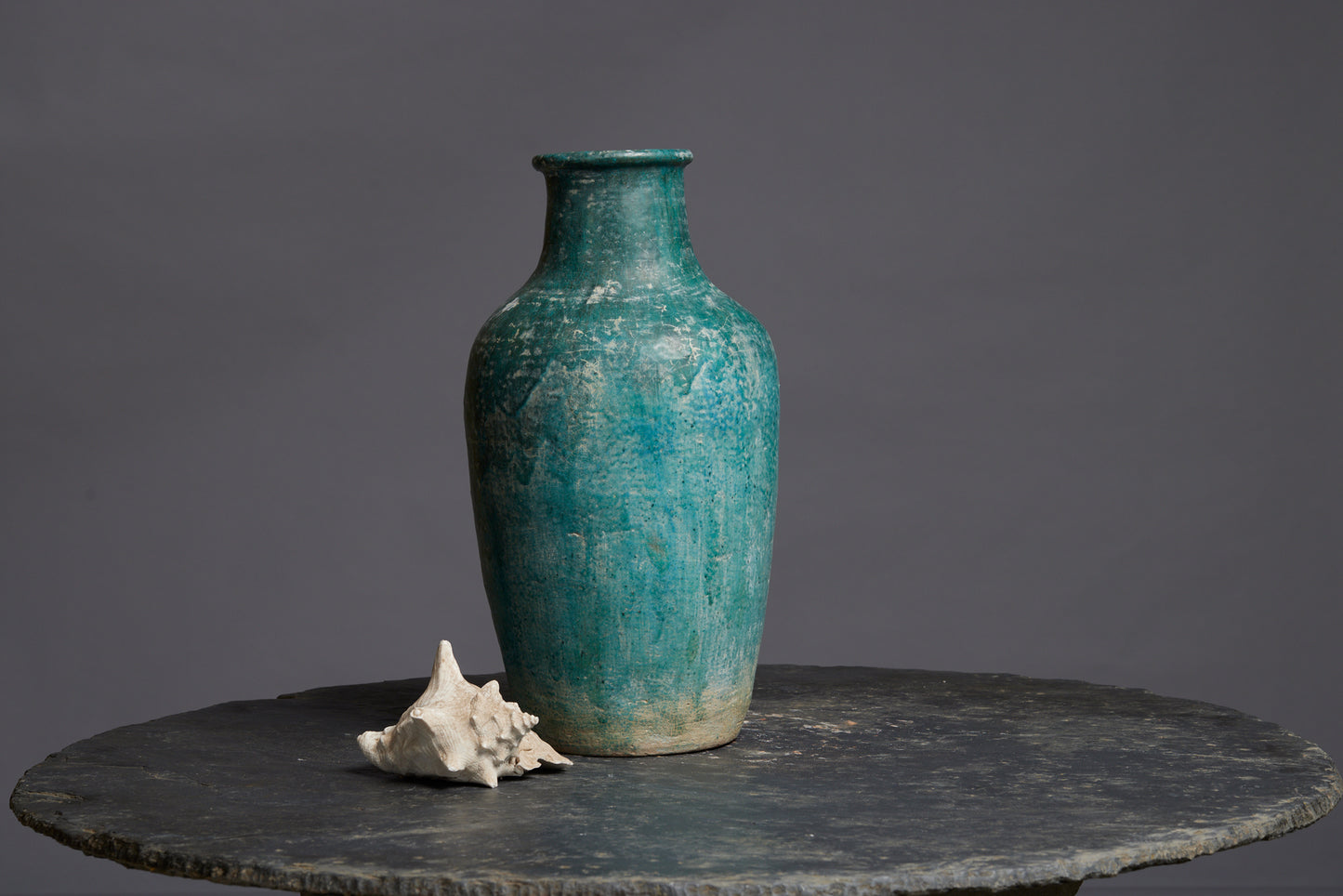 Very Large Green Glaze Borneo Storage Jar