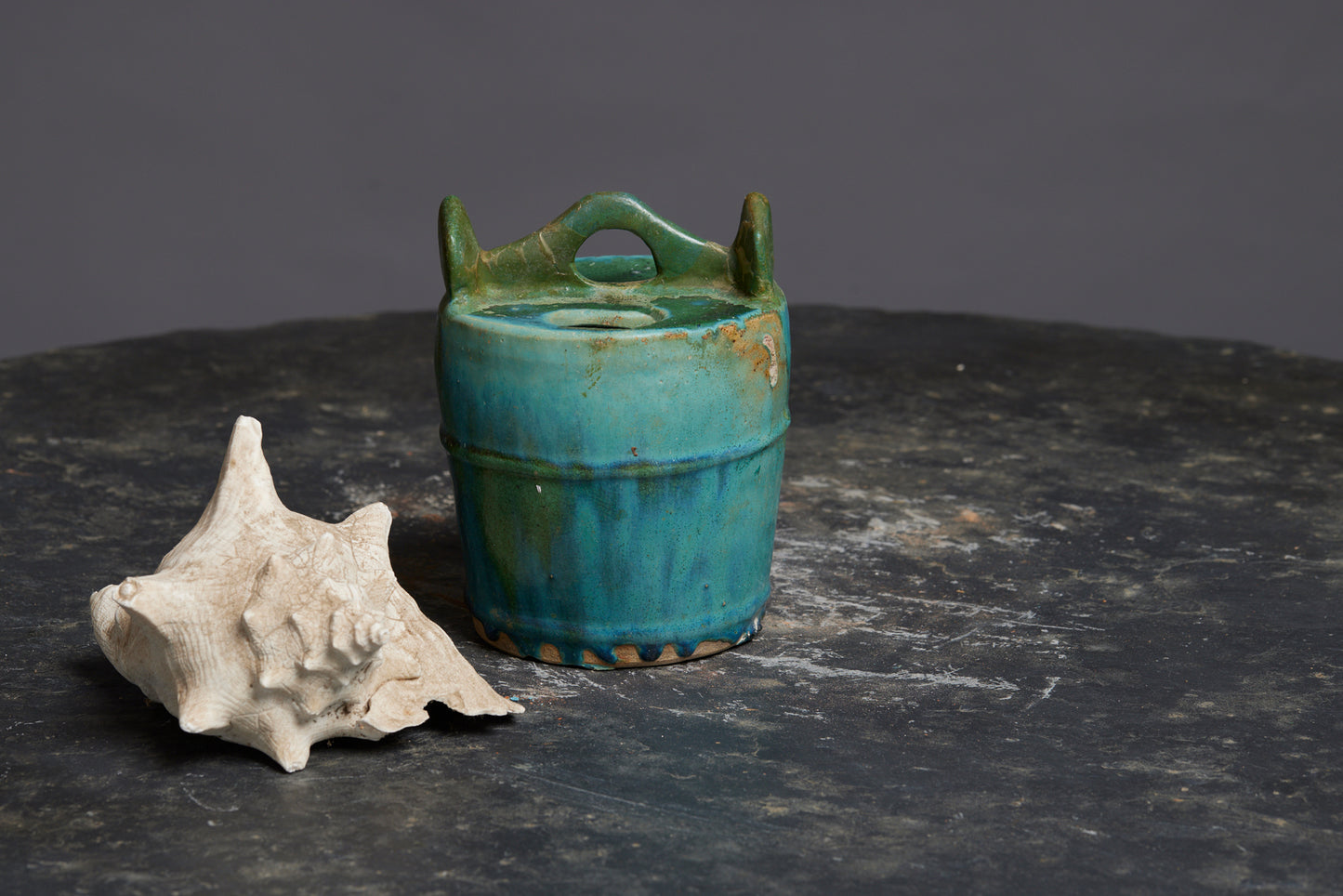 Green Glaze Holy Borneo Water Pot