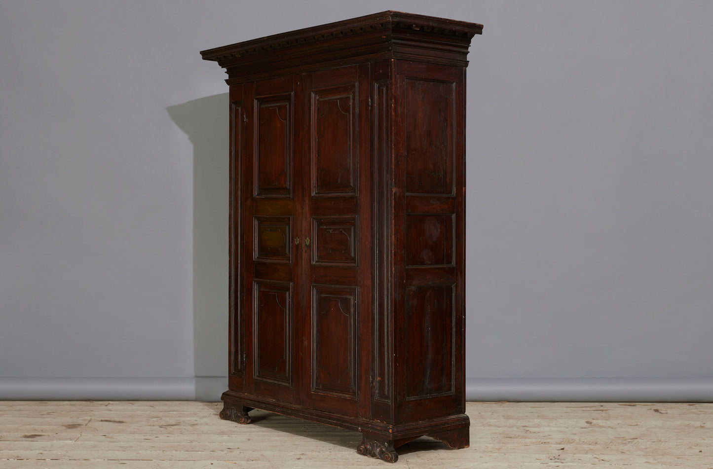 17th Century Italian Walnut Armoire from Lucca