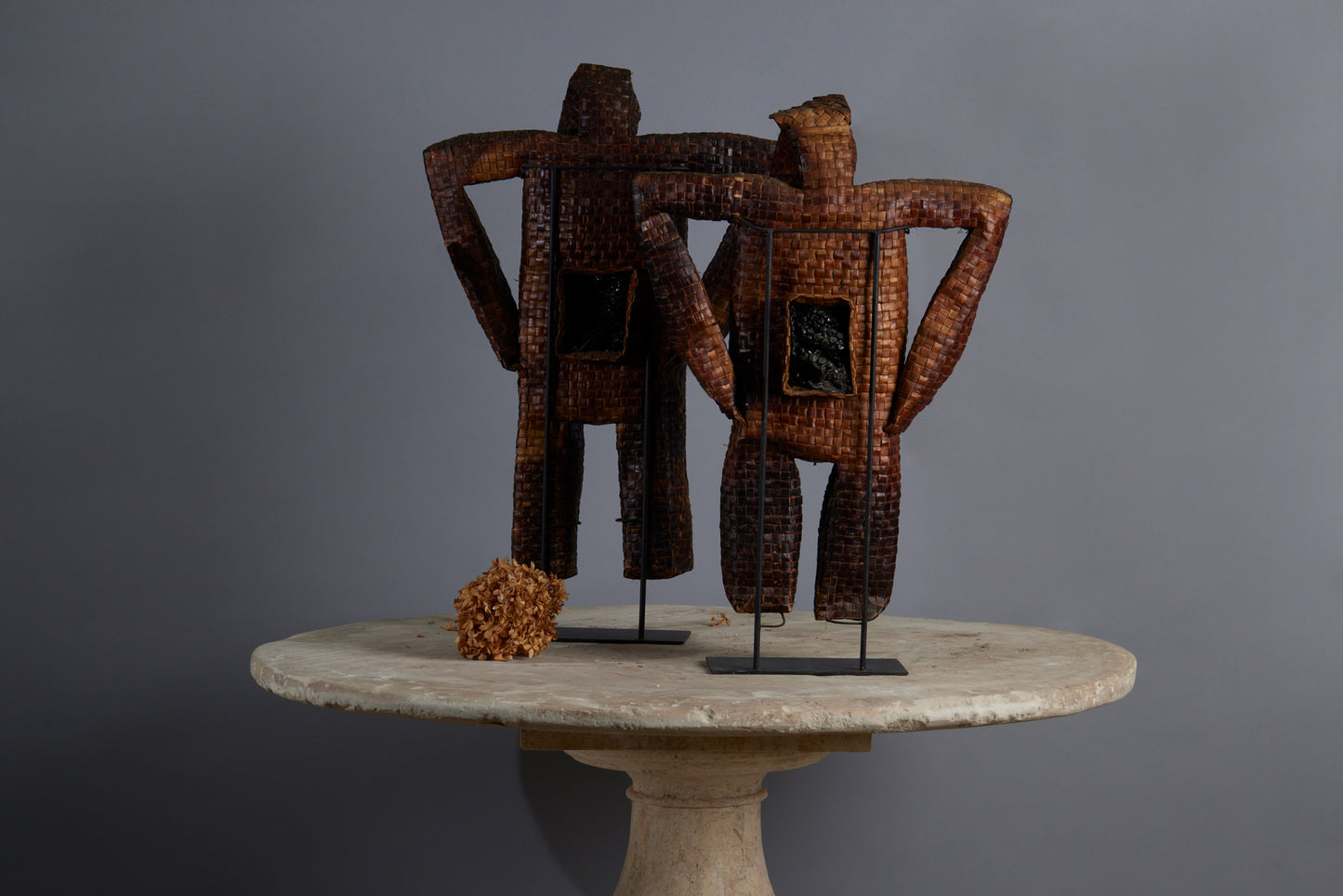 Male Woven Palm Ceremonial Rice Harvest Figure from the Island of Flores