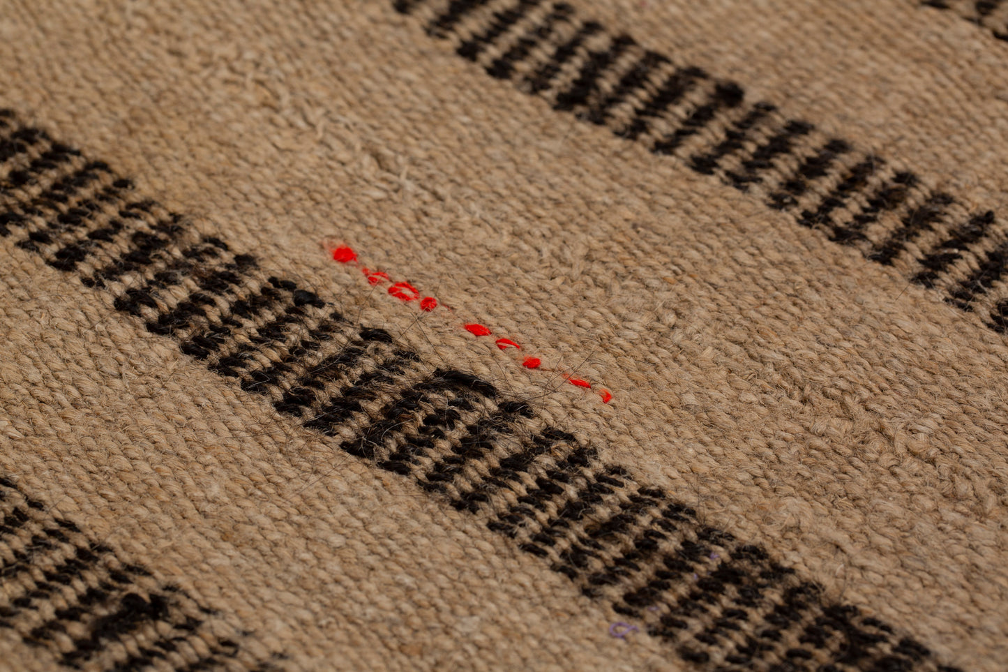 Natural Hemp and Goat Hair Carpet (5' 4" x 6' 6")