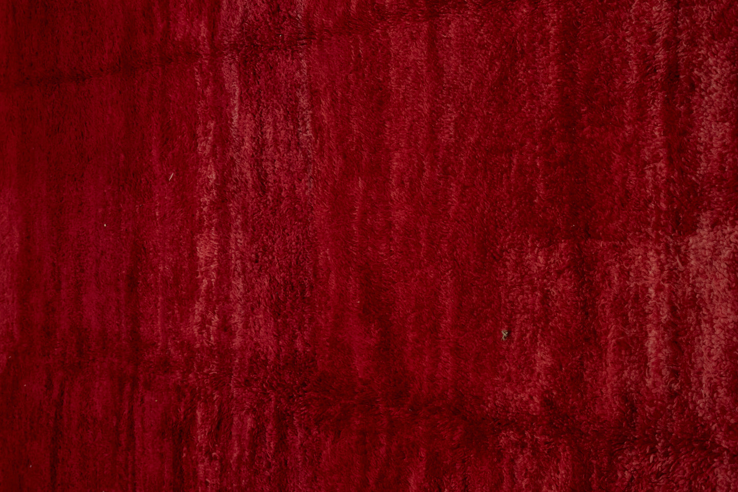 Chichaua All Red Moroccan Carpet with a Lush Pile .............. (6' 6'' x 11' 9'')