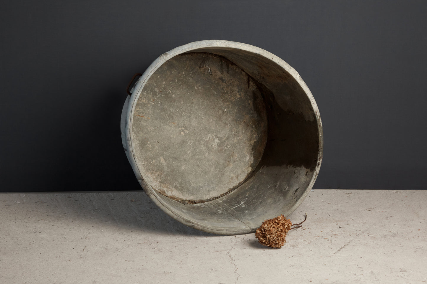 Extra Large French Zinc Wine Makers Pot - Tree Size
