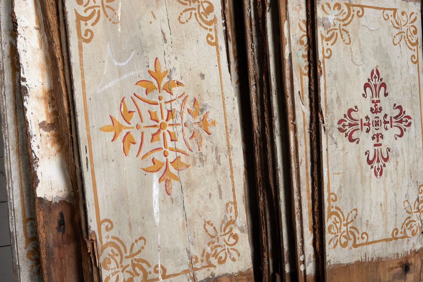 Set of 16th Century Italian Painted Ceiling Panels