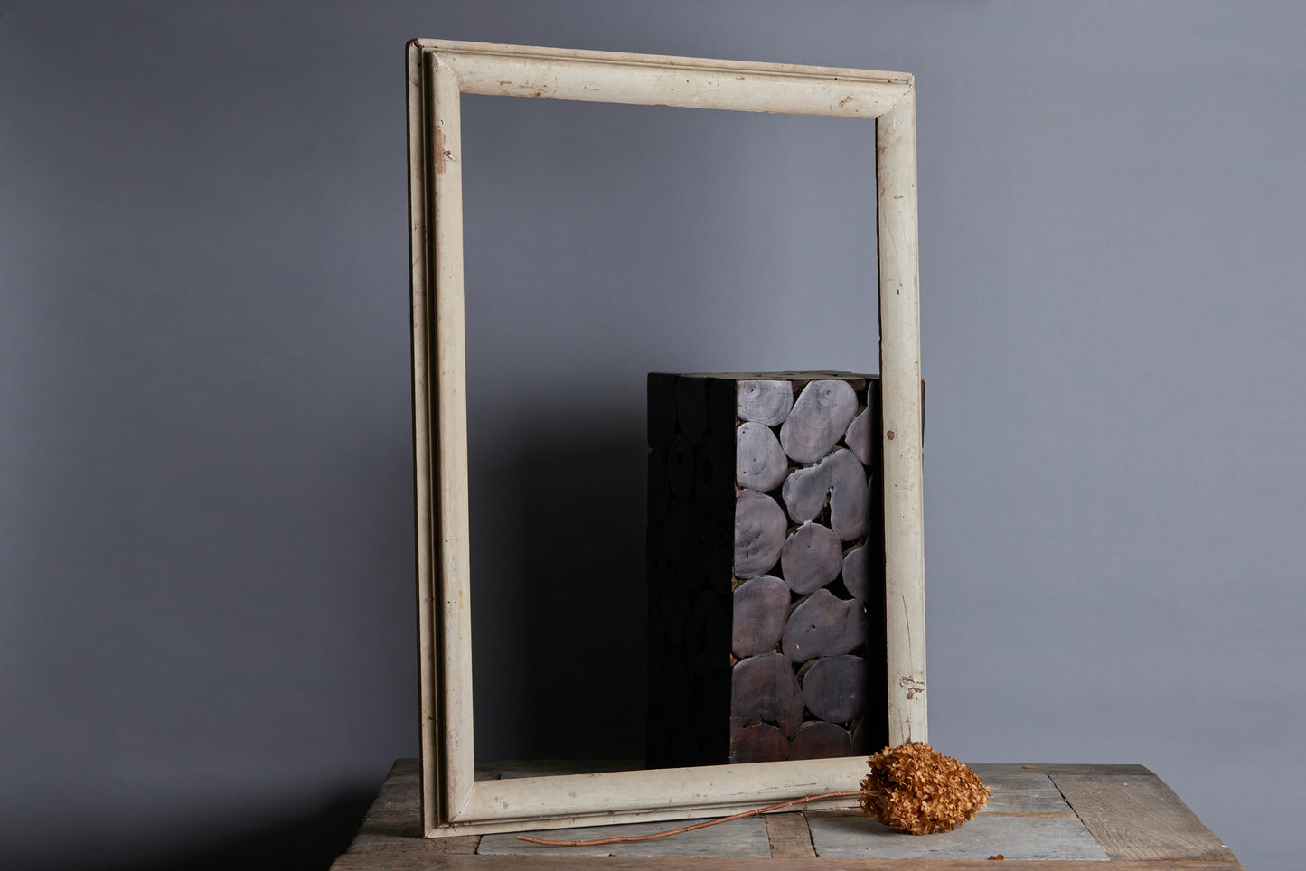 Large 18th Century English Collection Moulding Frame