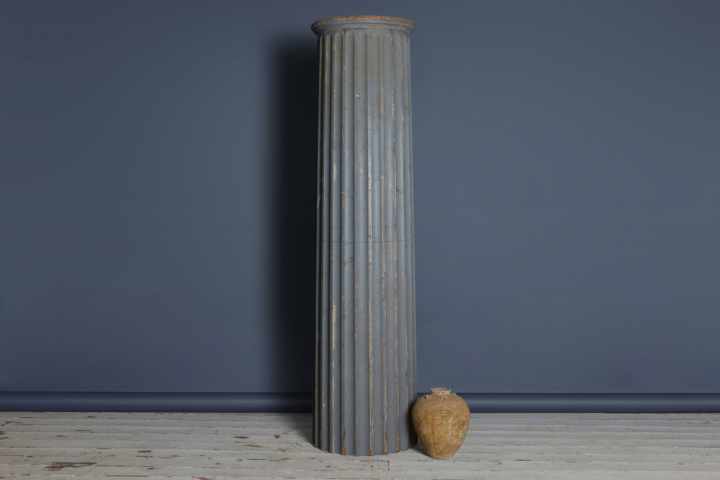 Large 19th Century Painted Doric-Style American Wood Column