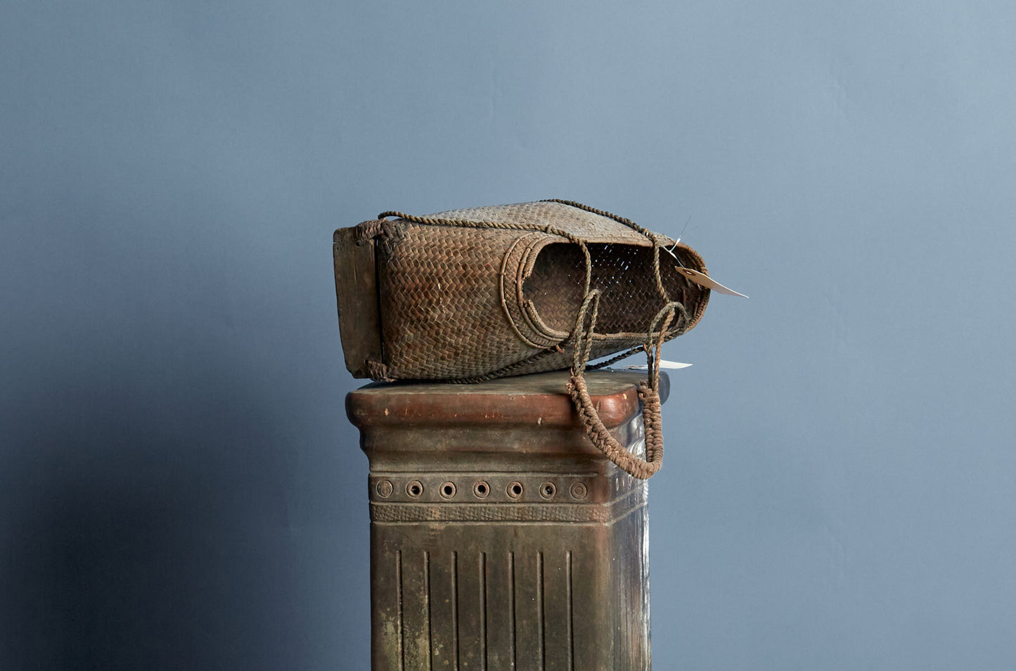Lombok Gathering Basket with Bamboo Base