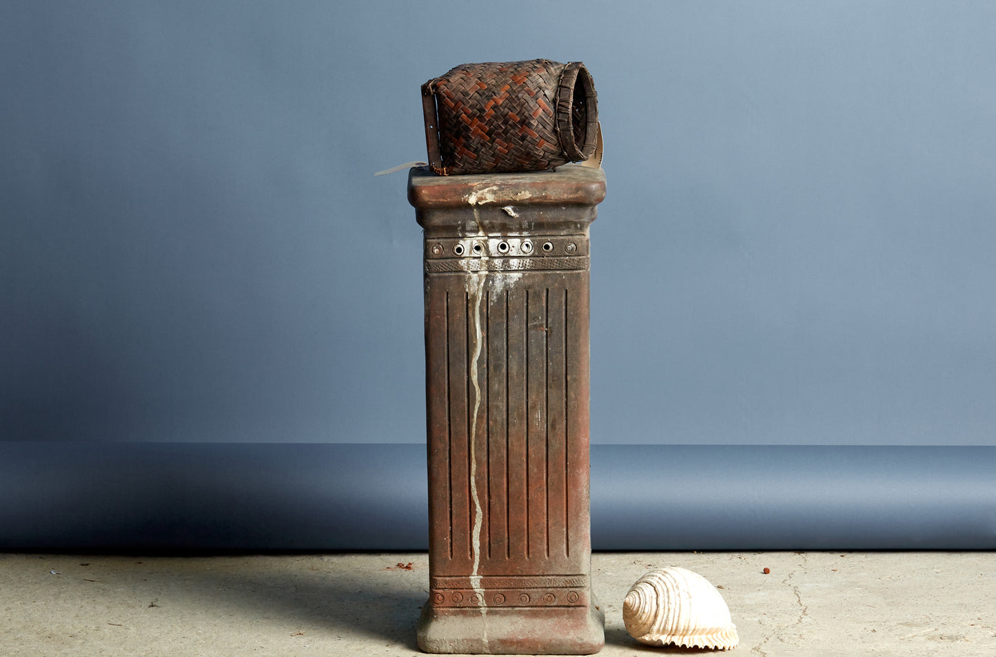 Small Lombok Storage Basket with Bamboo Base