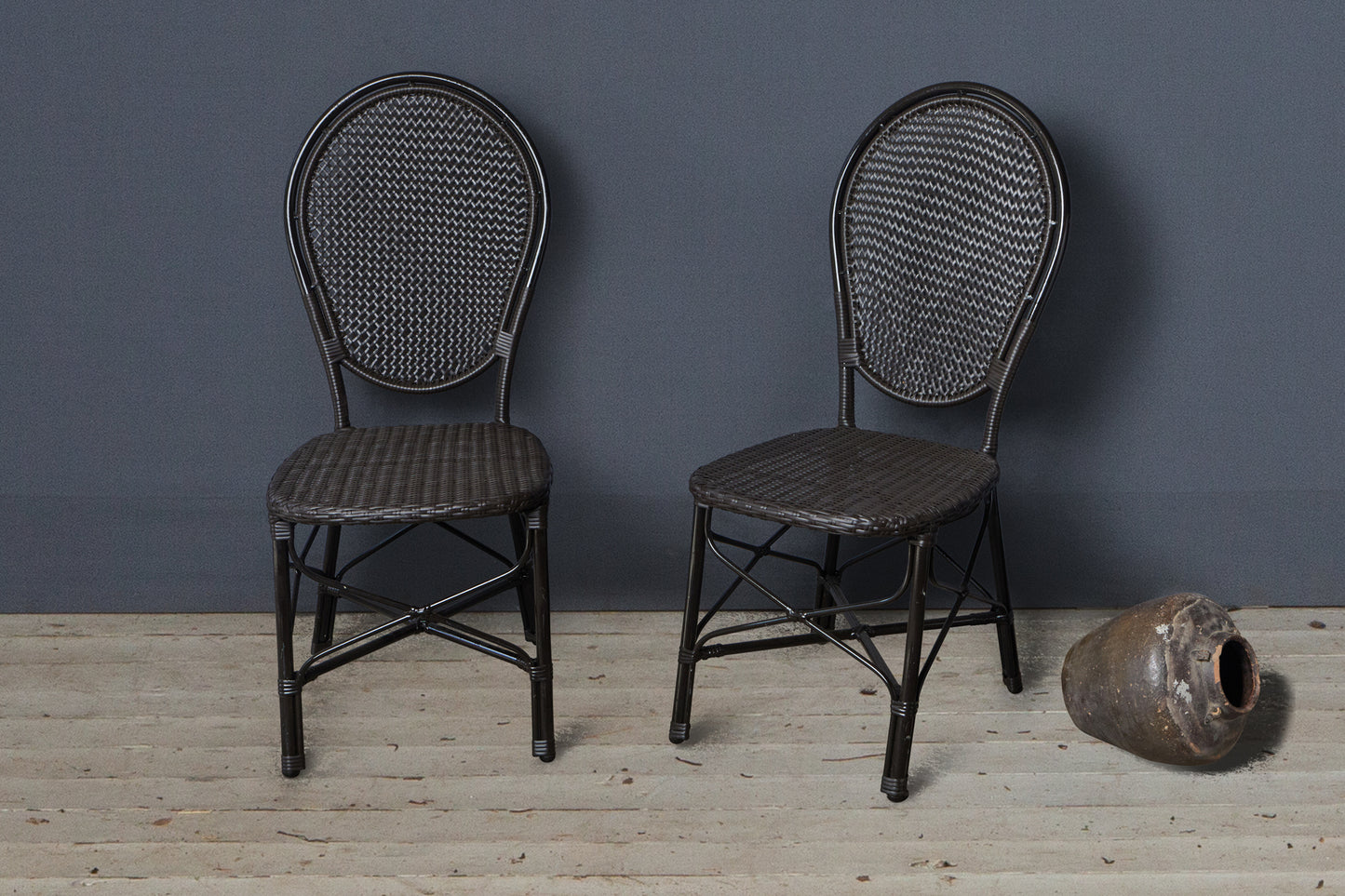 All Weather Rattan Side Chairs
