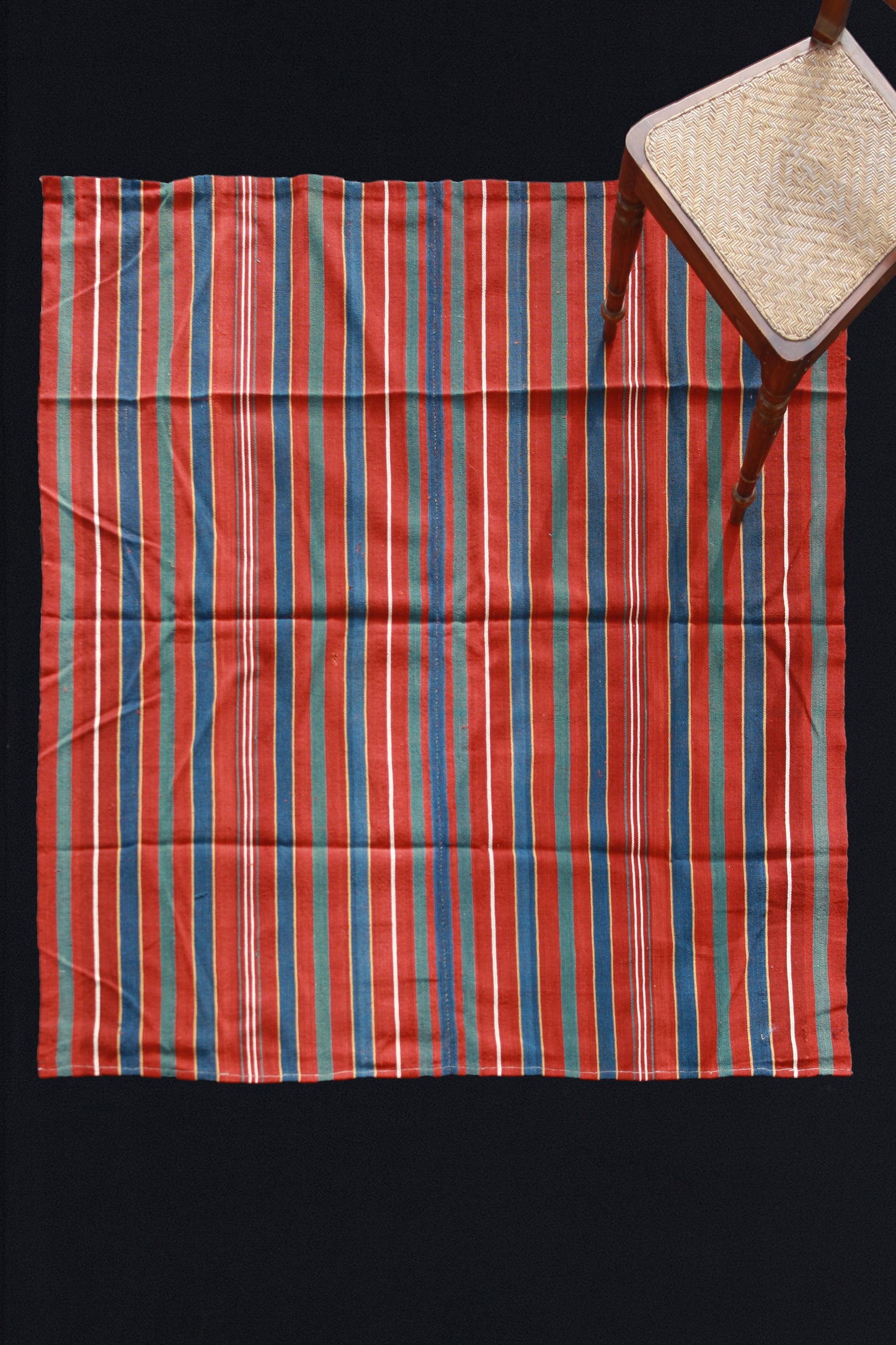 Warp Faced Turkish Flat Weave Carpet (4' 11'' x 5' 5'')