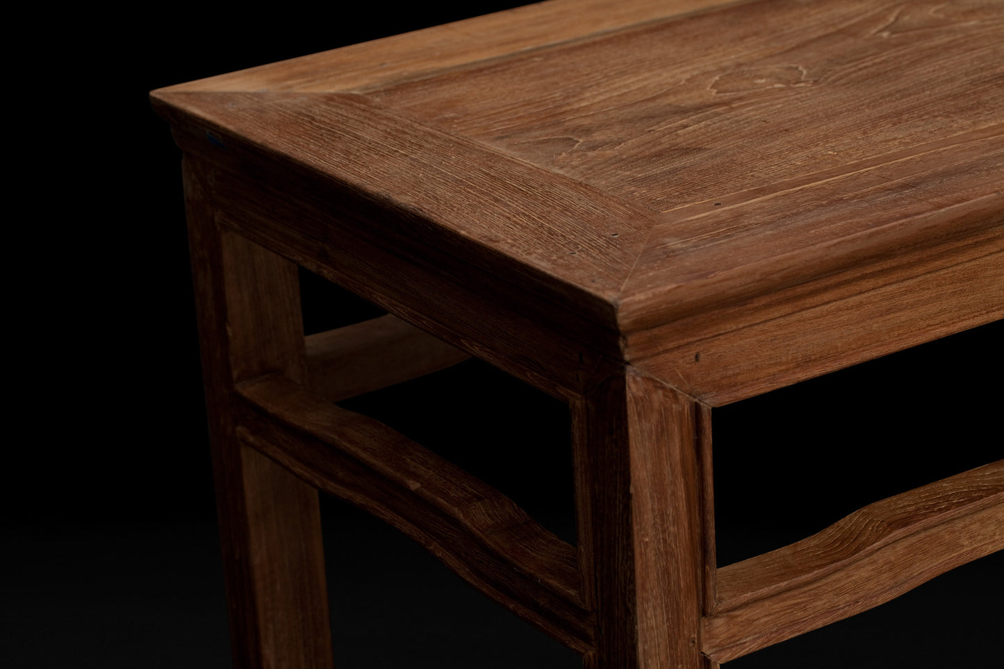 Chinese Colonial Teak Acter Table