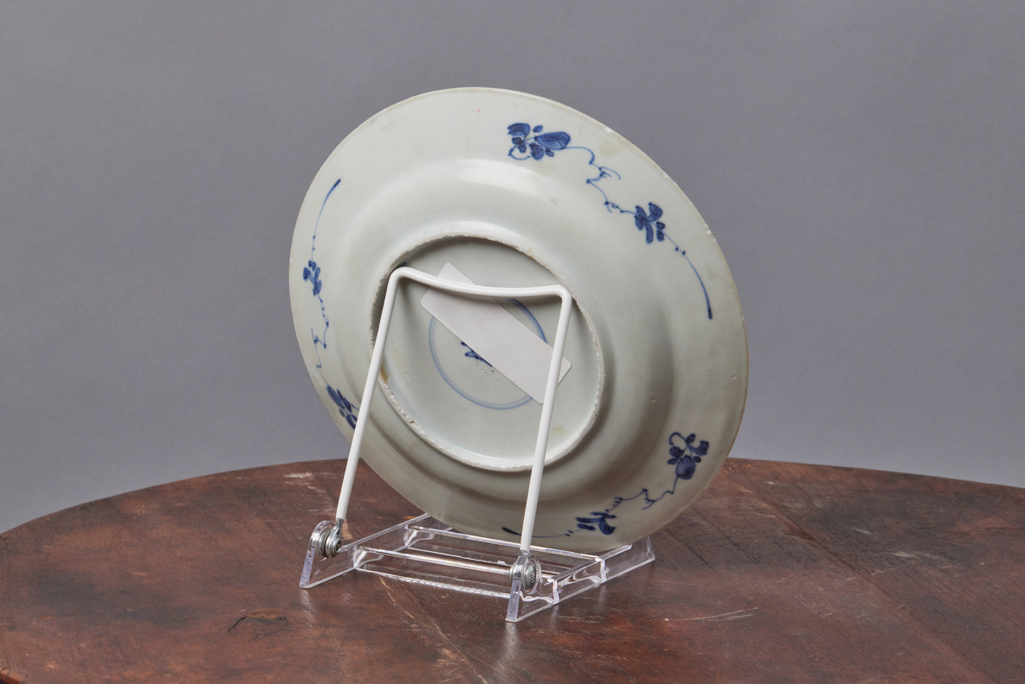 Mid 18th Century Blue & White Kangxi Plate