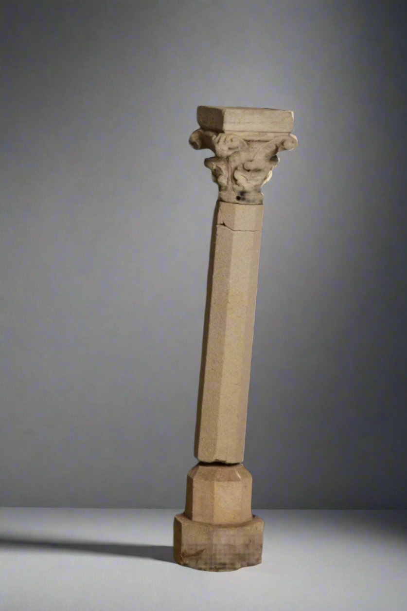 17th C. Limestone Column