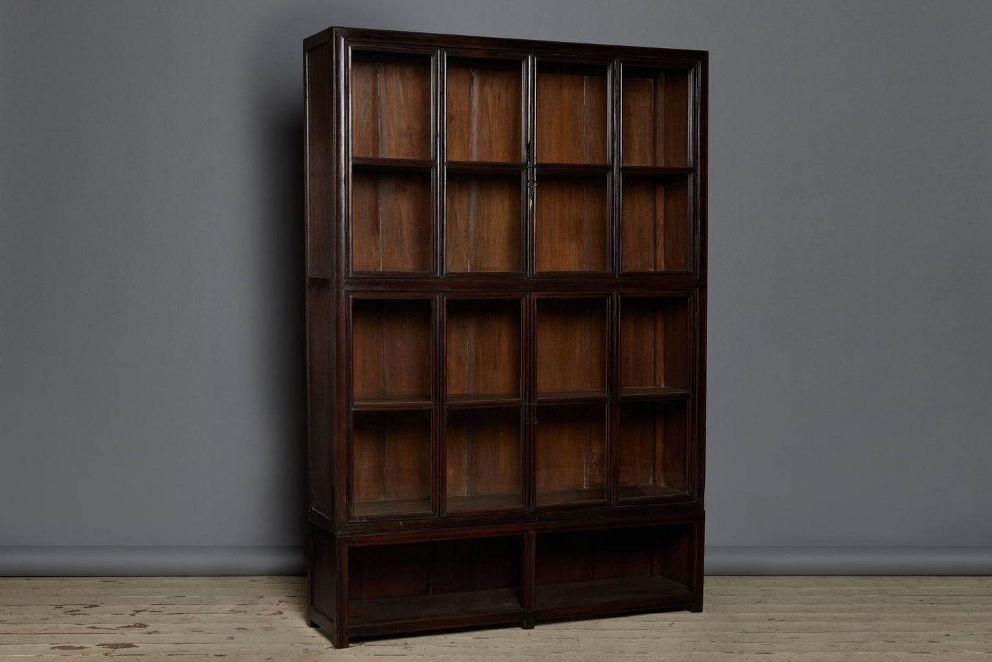 19th Century 2 Part Teak Apothecary from Jakarta