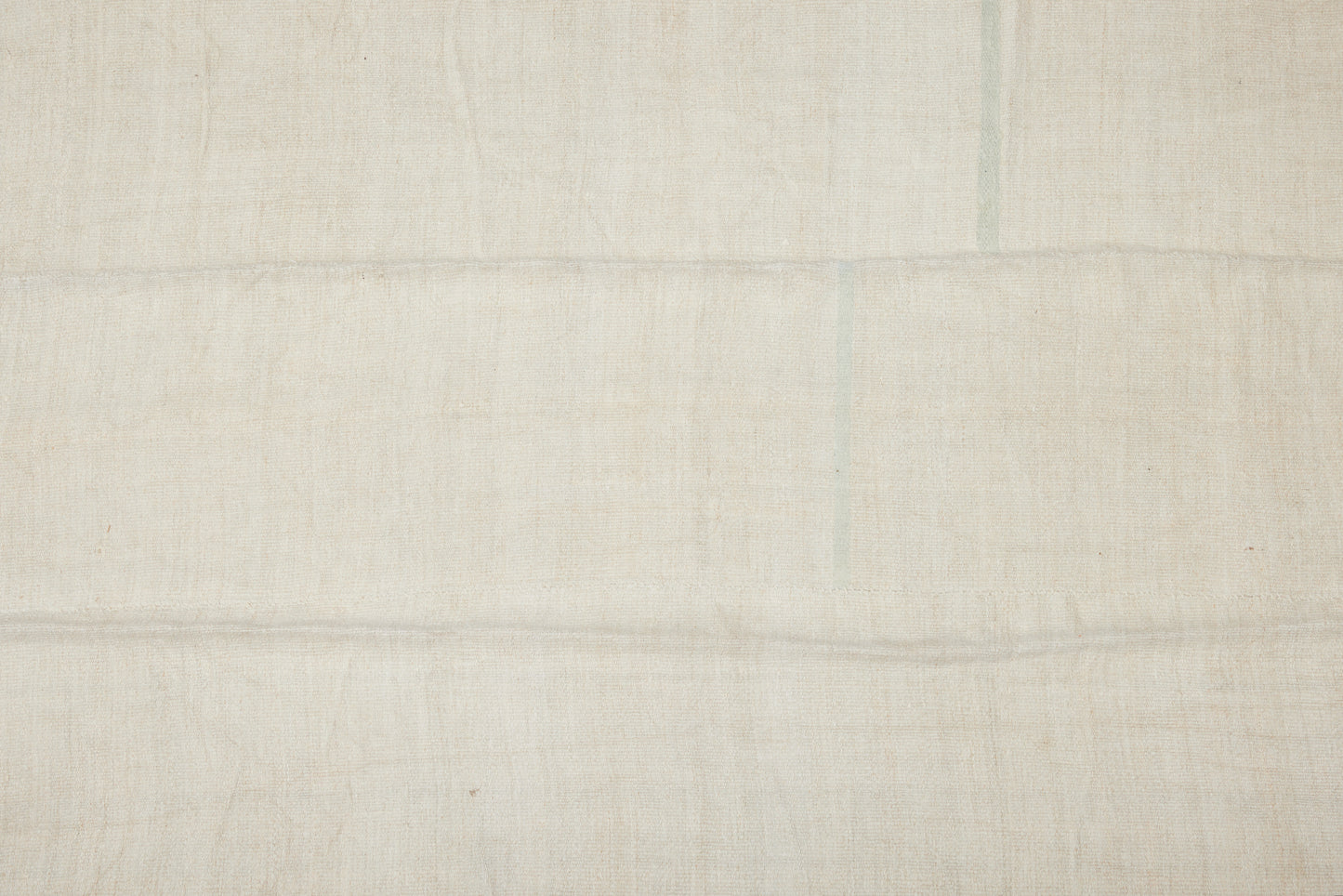 Large Allf Natural Hemp Carpet from Northern Iran with Stripes (5' 1" x 14' 3")