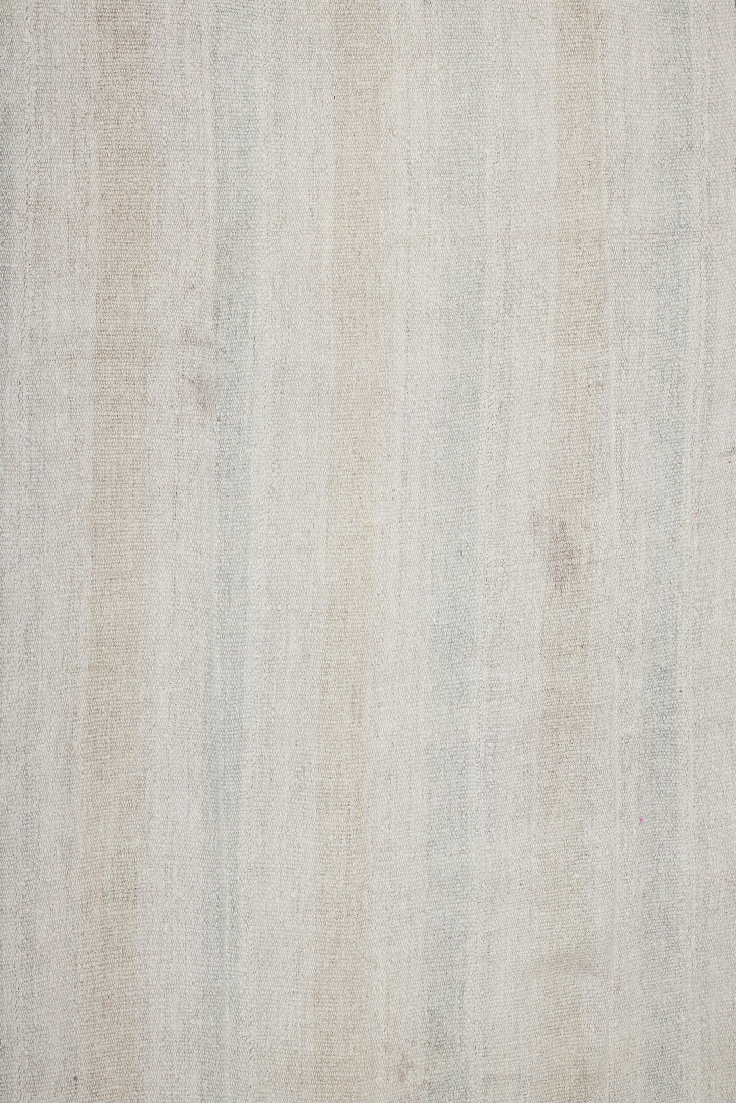 Large All Natural Heavy Woven Hemp Carpet with Two Stains (6' 2" x 9' 4")