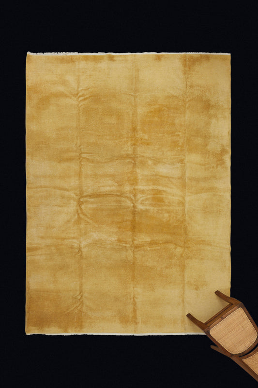 Pale Yellow Sparta Carpet (7' 2" x 10' 2")