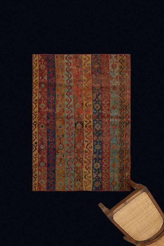 18th Century Oushak (3' 4" x 4' 9")