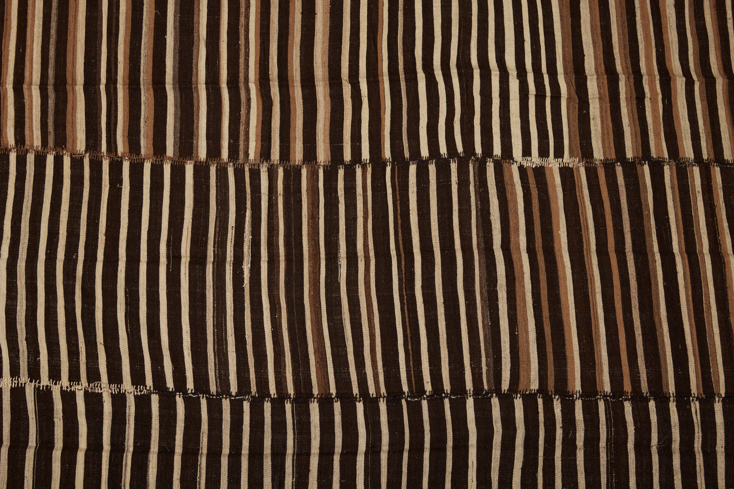 Mazozrin Brown and White with Early Hatched Repair to the Back (7' 2" x 13' 2")
