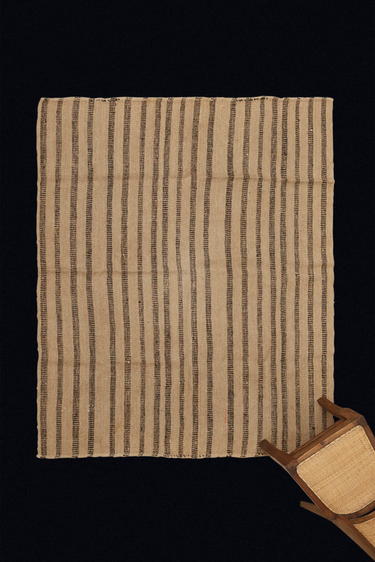 Natural Hemp and Goat Hair Carpet (5' 4" x 6' 6")