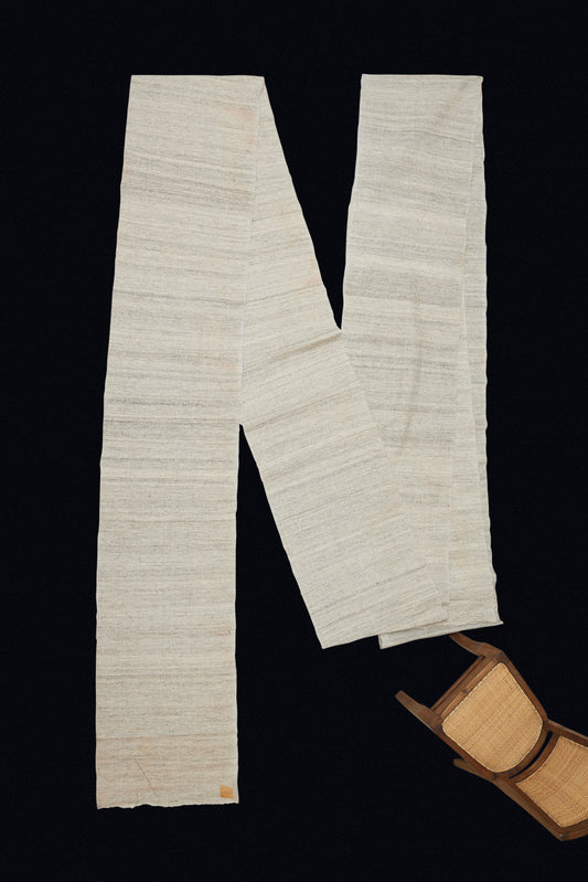 Very Large Mersin Tent Wall with Pale Grey Stripes from Northern Iran (2' 1" x 20 meters)