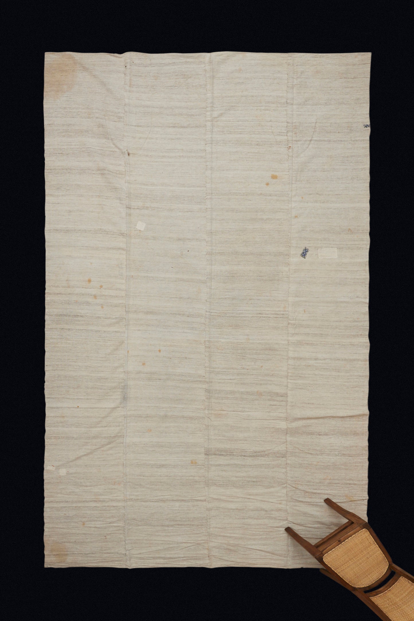 Cotton Goat Hair Mersin Tent Wall from Northern Iran (8' 4" x 13' 8")