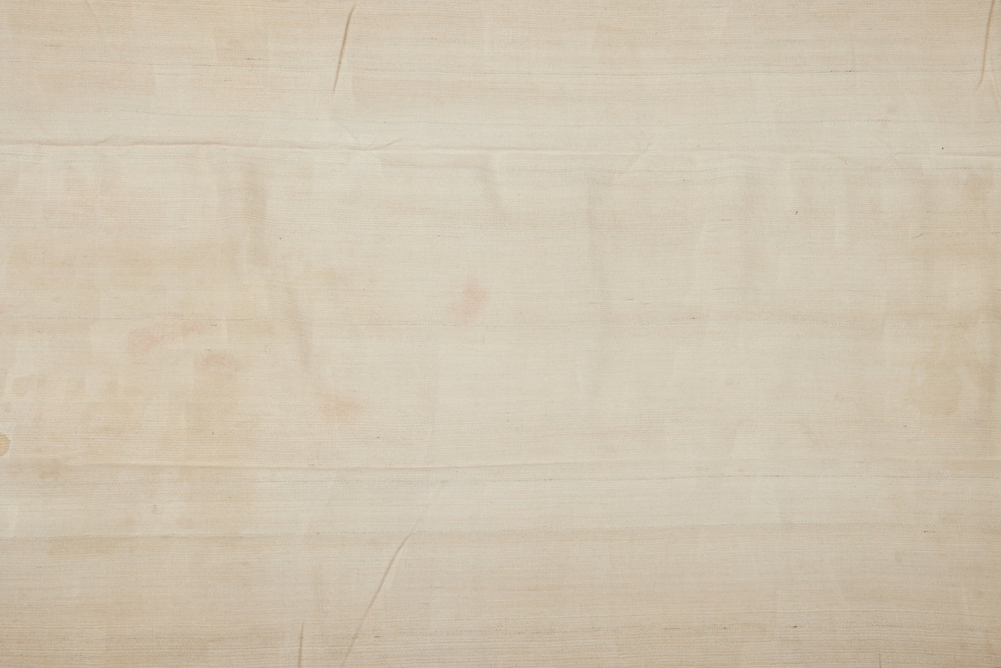 Natural White Wool Anatolian Late 19th Century Mattress Cover (4' 7" x 13' 2")