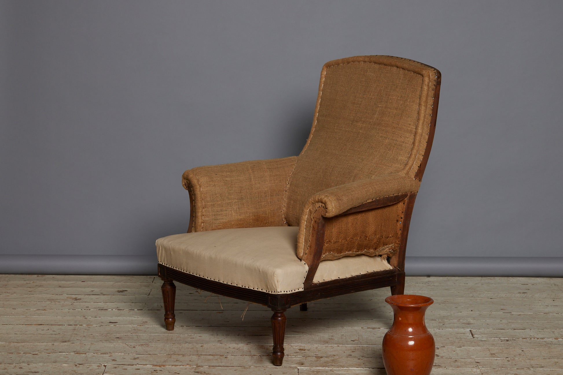 French Upholstered Armchair 