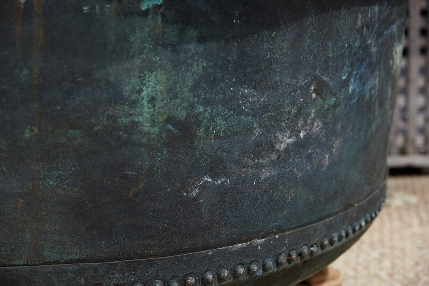 Massive 19th Century French Copper Pot for Making Cheese