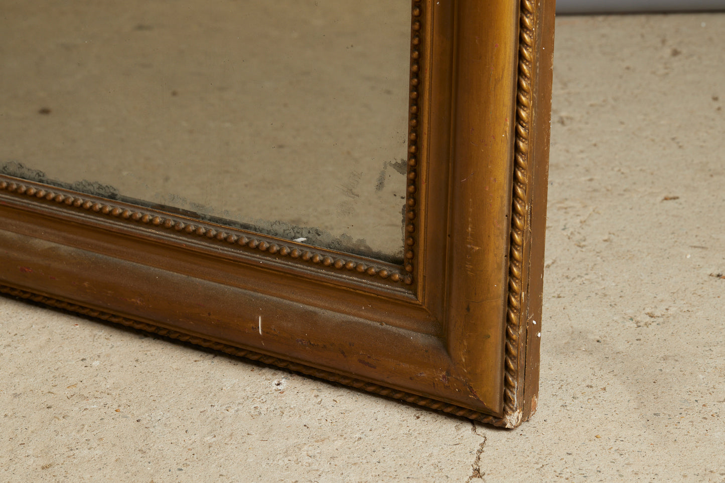 Large 19th Century French Gilt Squarish Mirror