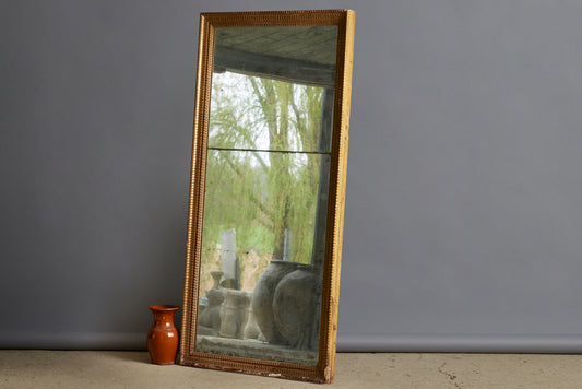 Large 18th Century Two Part French Mirror