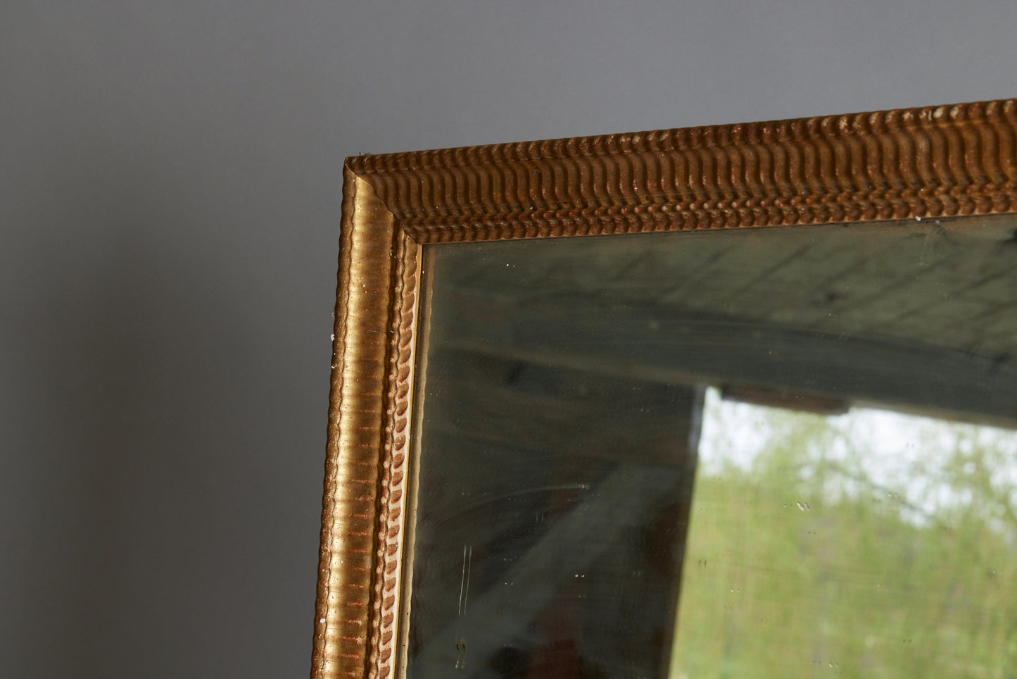 Large 18th Century Two Part French Mirror
