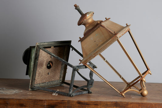 Mid Century French Municipal Street Lanterns