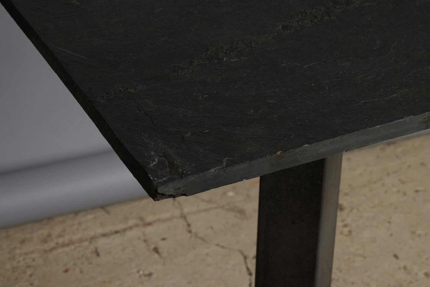 Slate Top Iron Base Tables from Anjou