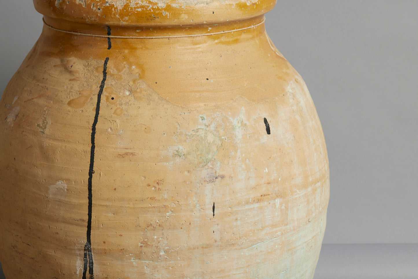 Small Peloponnesian Jar with Ochre Glaze at Neck