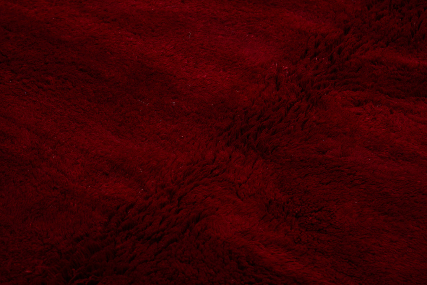 Extra Large Deep Cerise Red North Moroccan Chichaoua Carpet .............. (13'3'' x 13'5'')