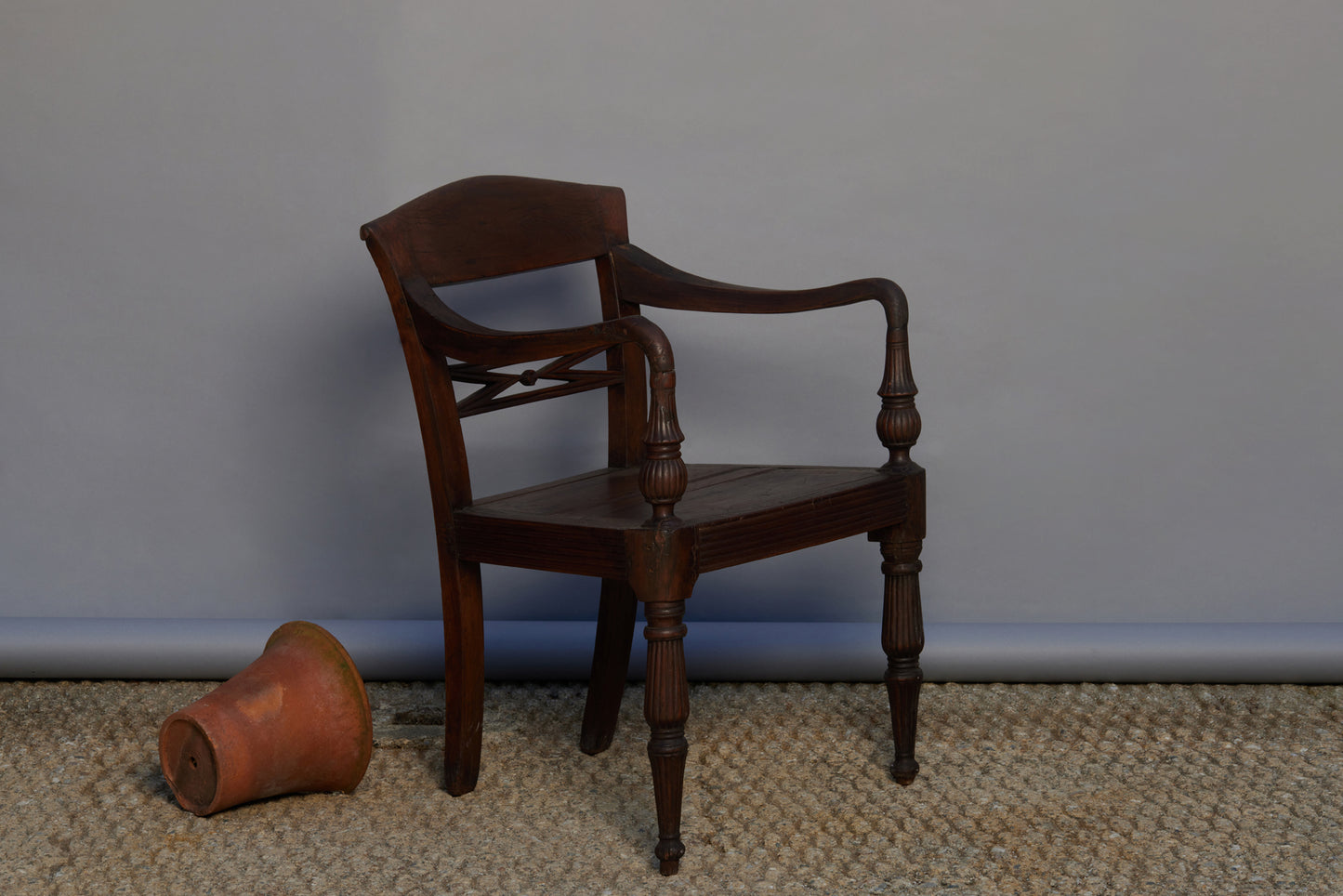 19th Century Dutch Colonial Raffles Chair