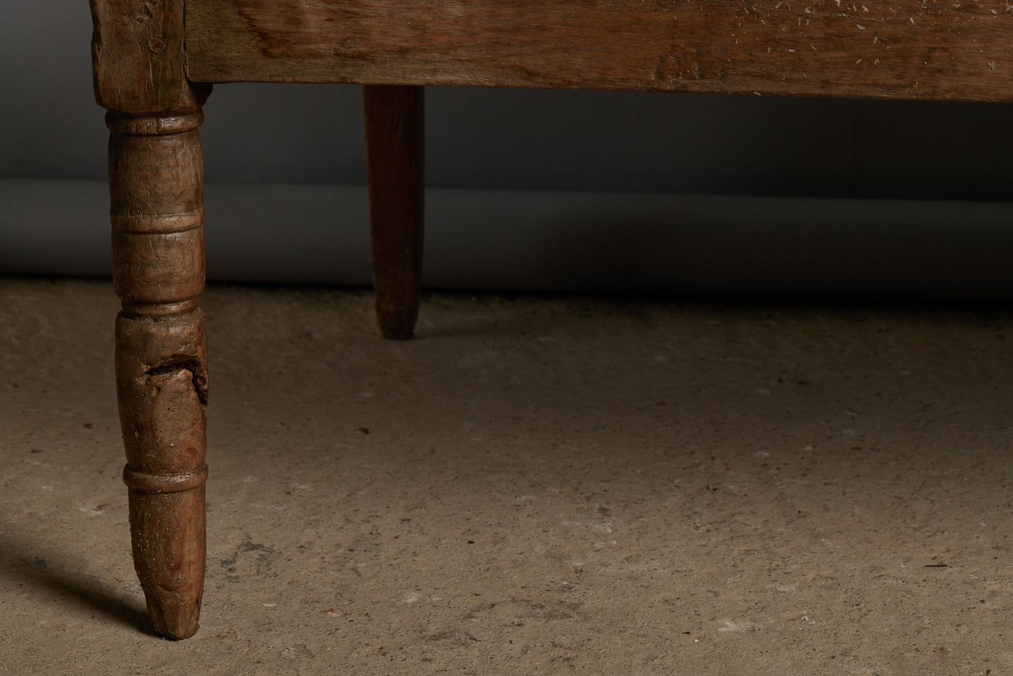 Weathered Teak Bench from Sumatra