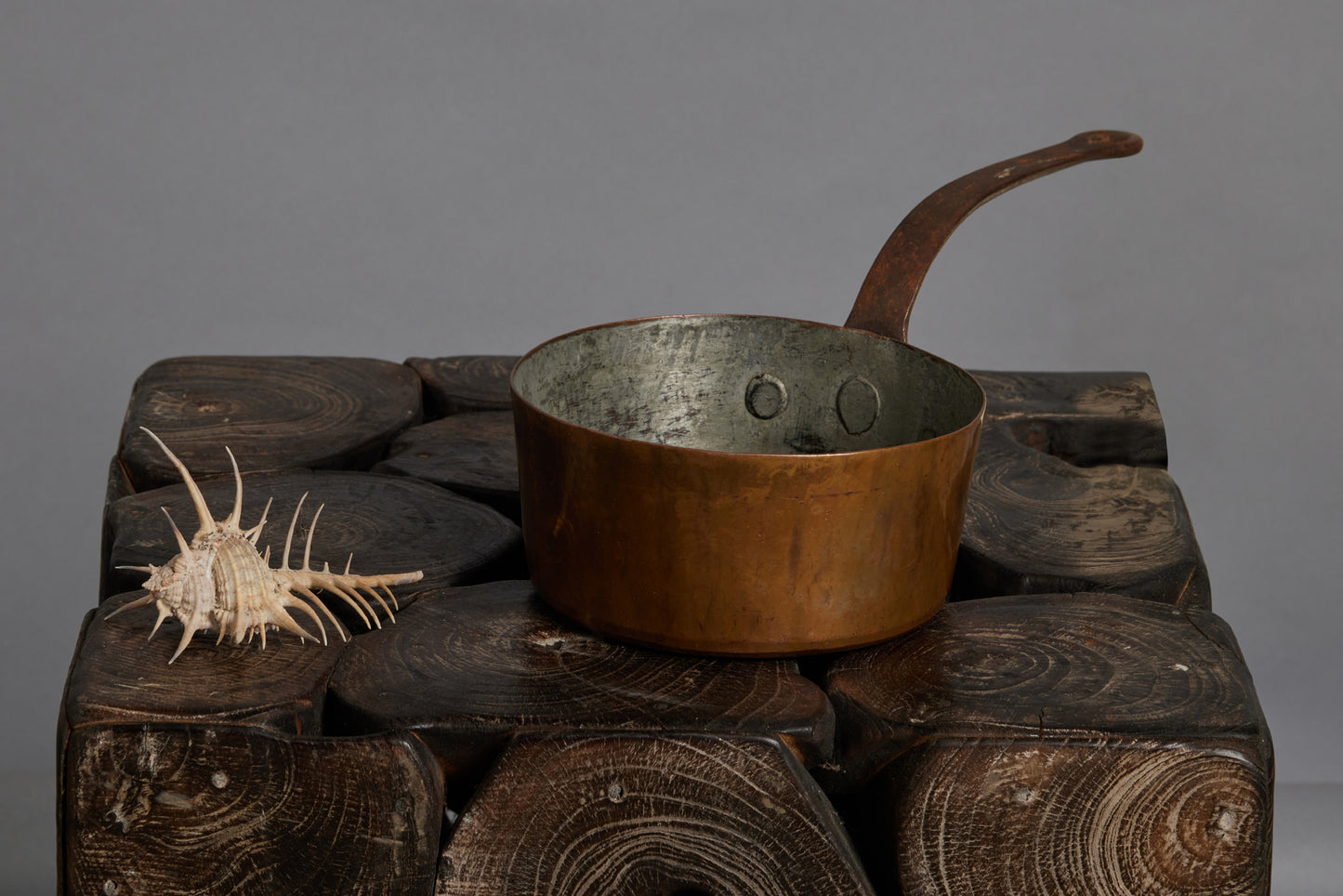 Small French Saucepan with an Iron Handle