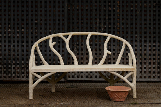 Faux Bois Estate Bench