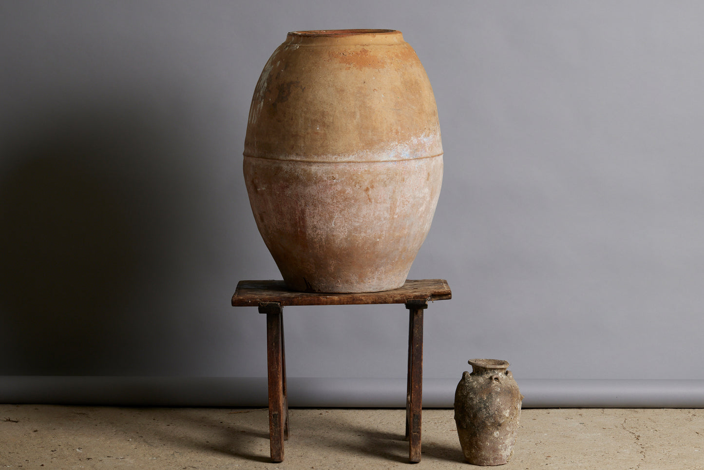 19th Century Terra Cotta Inner Glazed Oil Jar