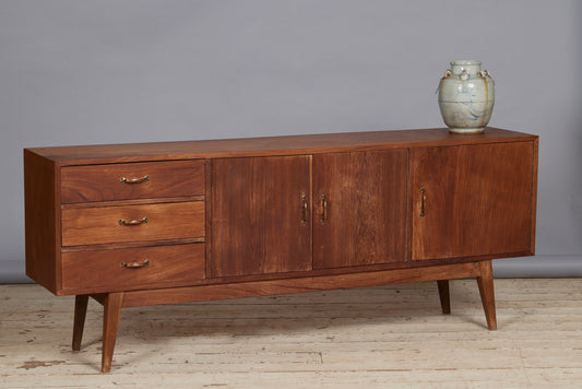 Small Teak Dutch Colonial Mid Century Modern Server from Java