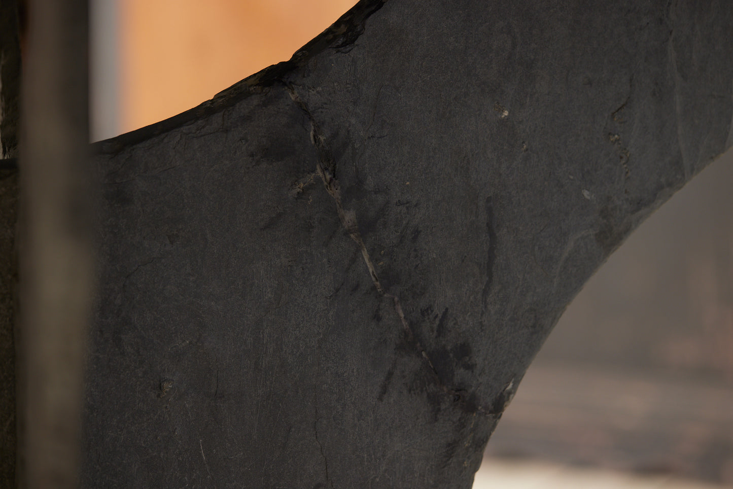 Solid Slate 3 Piece 1930s Terrace Table from Anjou