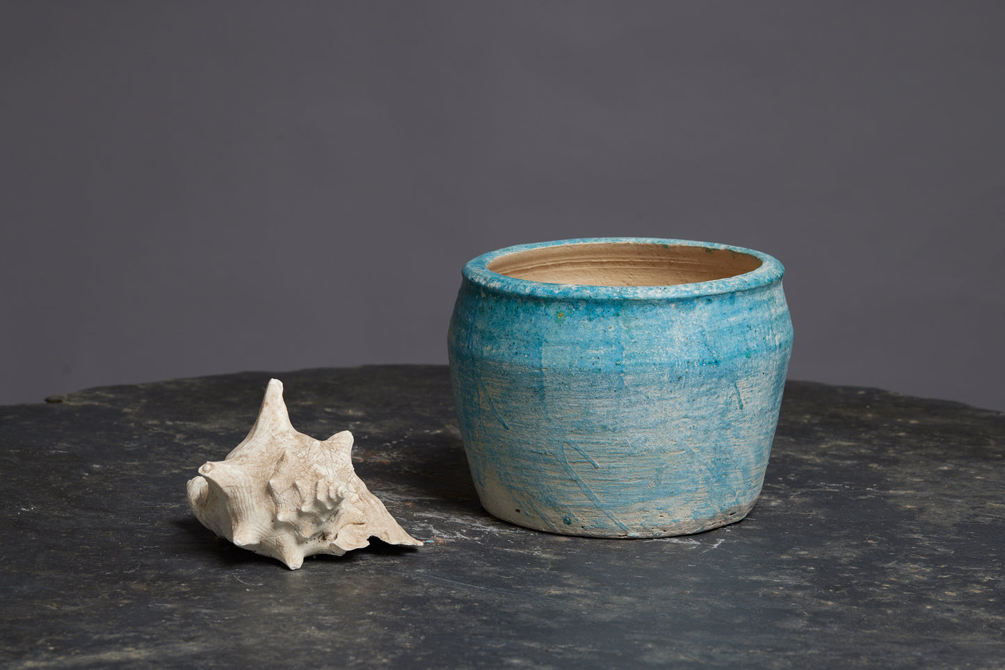 Medium Green Glaze Borneo Pot