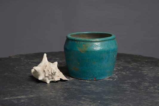Blue Green Borneo Pot